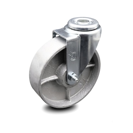 Service Caster 5 Inch Semi Steel Wheel Swivel Bolt Hole Caster SCC-BH20S514-SSS